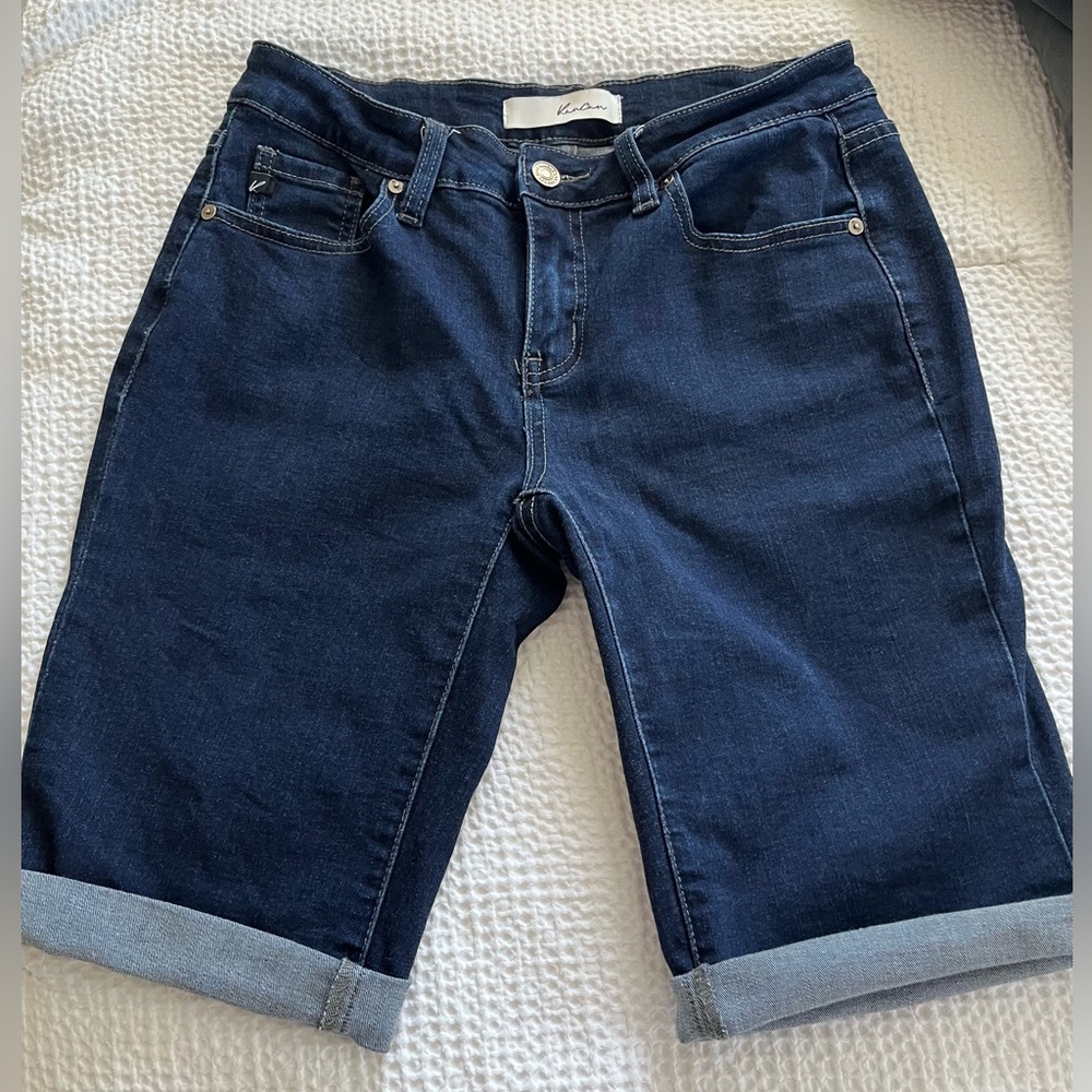 KanCan Indigo Denim Bermuda Shorts